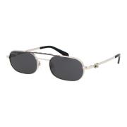 Off White Baltimore Solglasögon för Stiligt Solsskydd Gray, Unisex