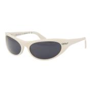 Off White Stiliga Napoli Solglasögon för Sommaren White, Unisex