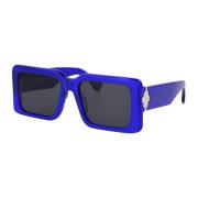Marcelo Burlon Stiliga solglasögon för soliga dagar Blue, Unisex