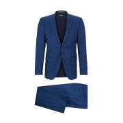 Boss Mörk Americana Suit 50497206 Blue, Herr