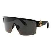Roberto Cavalli Stiliga solglasögon Src037M Black, Dam