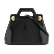 Salvatore Ferragamo Handbags Black, Dam