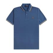 Fred Perry Midnight Blue Twin Tipped Polo Blue, Herr