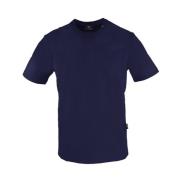 Plein Sport Herr Bomull Logo Print T-shirt Blue, Herr