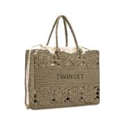 Twinset Tote Bags Green, Dam