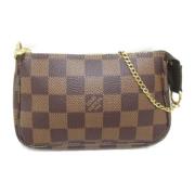 Louis Vuitton Vintage Pre-owned Canvas handvskor Brown, Dam