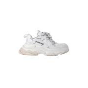 Balenciaga Vintage Pre-owned Polyester sneakers White, Herr