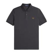 Fred Perry Slim Fit Anchor Polo Shirt Gray, Herr