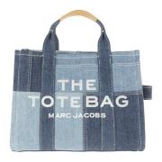 Marc Jacobs Snygg Medium Tote Väska Blue, Dam