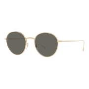 Oliver Peoples Altair OV 1306St Solglasögon i Borstat Guld/Kolgrå Yell...