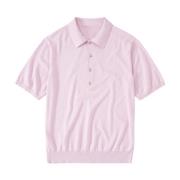 Closed Bomull Jersey Polo Skjorta med 4 Knappar Pink, Herr