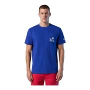 North Sails T-shirt med palmtryck Blue, Herr