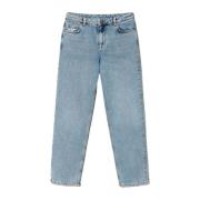 Twinset Straight Cut Denim Jeans Blue, Dam