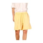 Mason's Portovenere Kvinnors Chino Bermuda Shorts Yellow, Dam