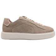 Gant Taupe Cow Suede Sneakers Gray, Herr