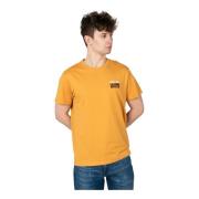 Guess Klassisk Rund Hals T-shirt Orange, Herr
