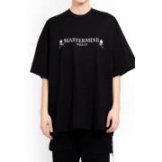 Mastermind World T-shirt med Skull Logo Broderi Black, Herr