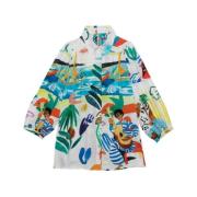 G.Kero Flowy Bateaux Blus Multicolor, Dam