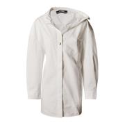 Jacquemus Elegant Skjortklänning White, Dam