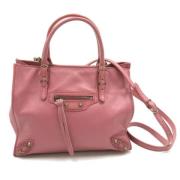 Balenciaga Vintage Pre-owned Laeder balenciaga-vskor Pink, Dam