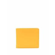 Maison Margiela Gul Four-Stitch Logo Bi-Fold Wallet Yellow, Dam