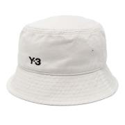 Y-3 Talc Bucket Hat White, Dam