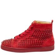 Christian Louboutin Pre-owned Pre-owned Mocka sneakers Red, Herr