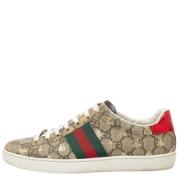 Gucci Vintage Pre-owned Belagd canvas sneakers Multicolor, Dam