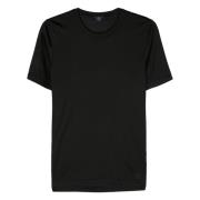 Barba Lyxig Silke T-shirt, Made in Italy Black, Herr