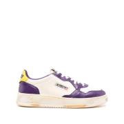 Autry Vintage Vita Sneakers Gul Lila Trim Purple, Herr