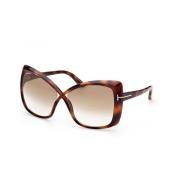 Tom Ford Stiliga solglasögon Ft0943 Brown, Dam