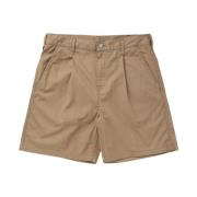 Carhartt Wip Mångsidiga Twilltyg Shorts Beige, Herr