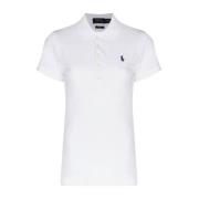 Ralph Lauren Vit Polo T-shirt Dammode White, Dam