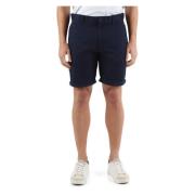 Tommy Jeans Slim Fit Stretch Bomull Bermuda Shorts Blue, Herr