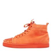 Christian Louboutin Pre-owned Pre-owned Mocka sneakers Orange, Herr