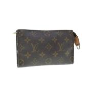 Louis Vuitton Vintage Pre-owned Canvas louis-vuitton-vskor Brown, Dam