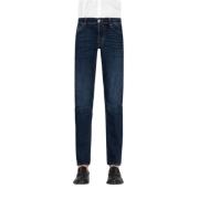 Tramarossa Leonardo Denim Jeans med Artikulerade Silverknappar Blue, H...