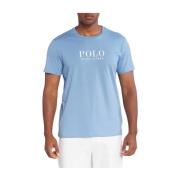 Ralph Lauren Big Logo Bomulls T-Shirt Blue, Herr