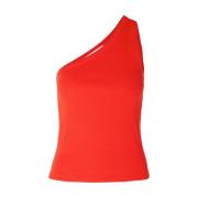 Selected Femme Sleeveless Tops Red, Dam