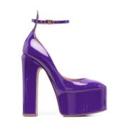 Valentino Garavani Elektriskt Violett Platform Pumps Purple, Dam