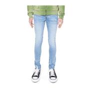 Amiri Indigo Perfekt Jean Stack Blue, Herr