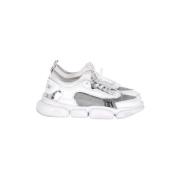 Moncler Pre-owned Pre-owned Laeder sneakers White, Dam