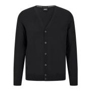 Boss Cardigans Black, Herr