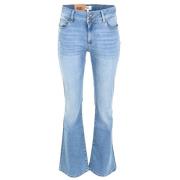DNM Pure Flared Jeans Blue, Dam