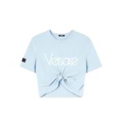 Versace Stiliga T-shirts och Polos Blue, Dam