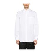Versace Vita Skjortor för Män Ss24 White, Herr