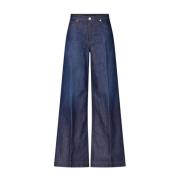 Nine In The Morning Flared Leg Wide Jeans Nadia Blue, Dam