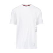 Thom Browne Vita T-shirts och Polos White, Herr