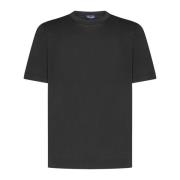 Drumohr Crew Neck T-Shirt Black, Herr