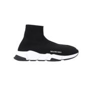 Balenciaga Vintage Pre-owned Polyester sneakers Black, Herr